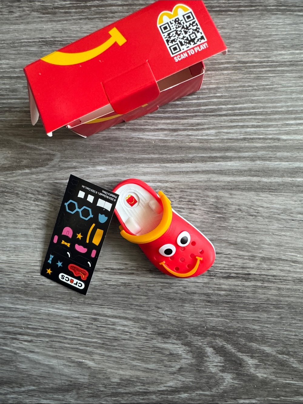 McDonald's mini crocs